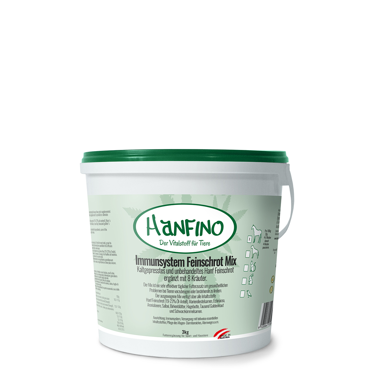 Hanfino Darmvital Hanfsamenpresskuchen plus Kräuter 00368