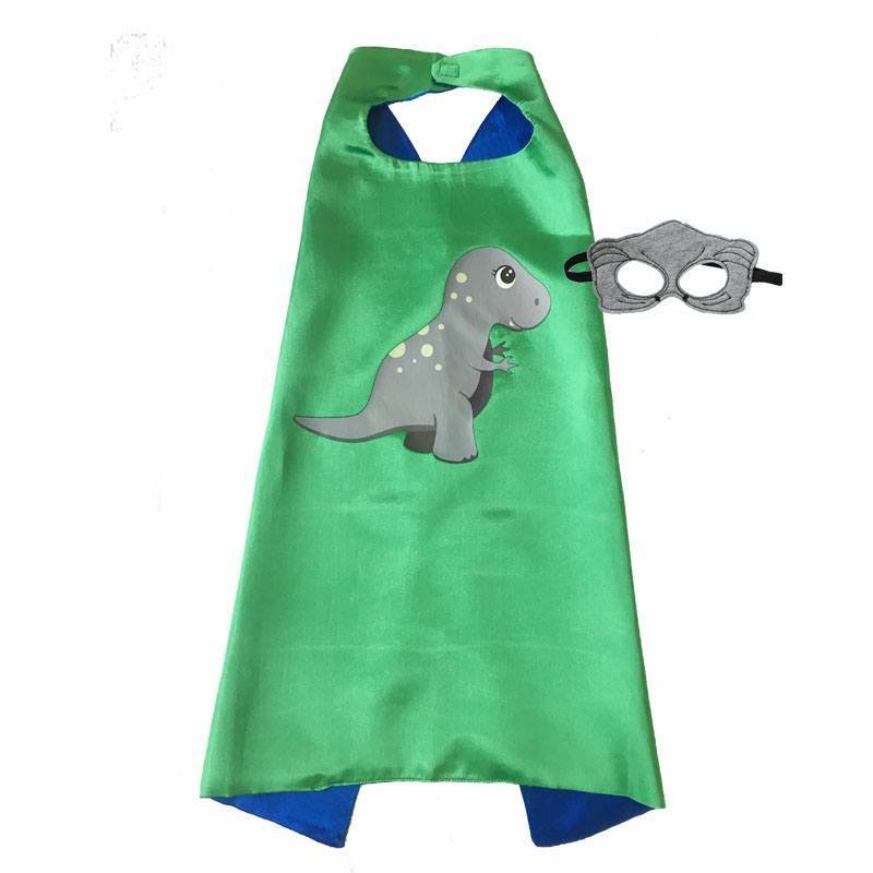 Dinosaur Boy T-Rex Cape and Mask Set Dress Up 00047