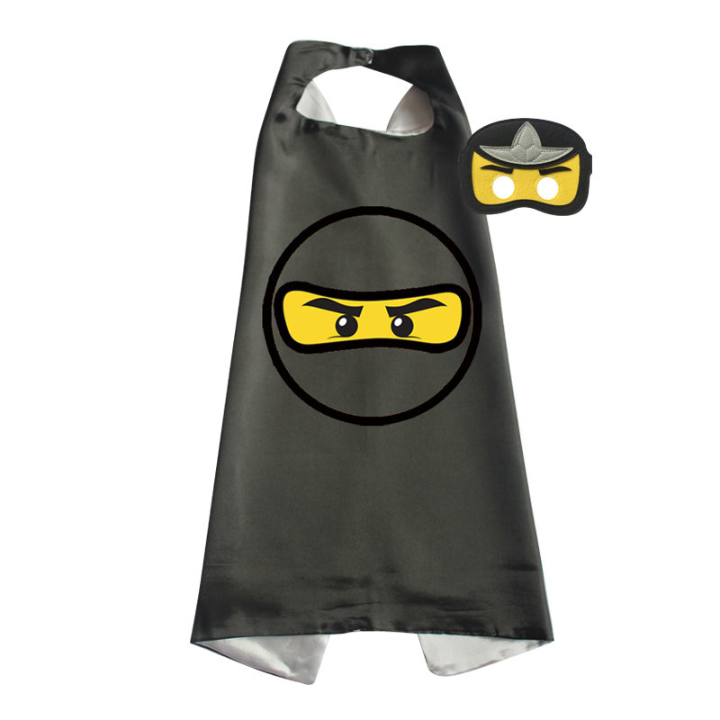 Ninjago Black Cape and Mask Set - Cole 00056