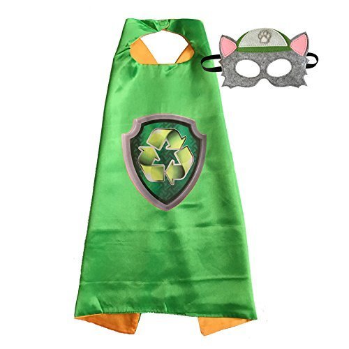 Traindrops Paw Patrol Dress Up Cape and Mask Set (Rocky) 00060