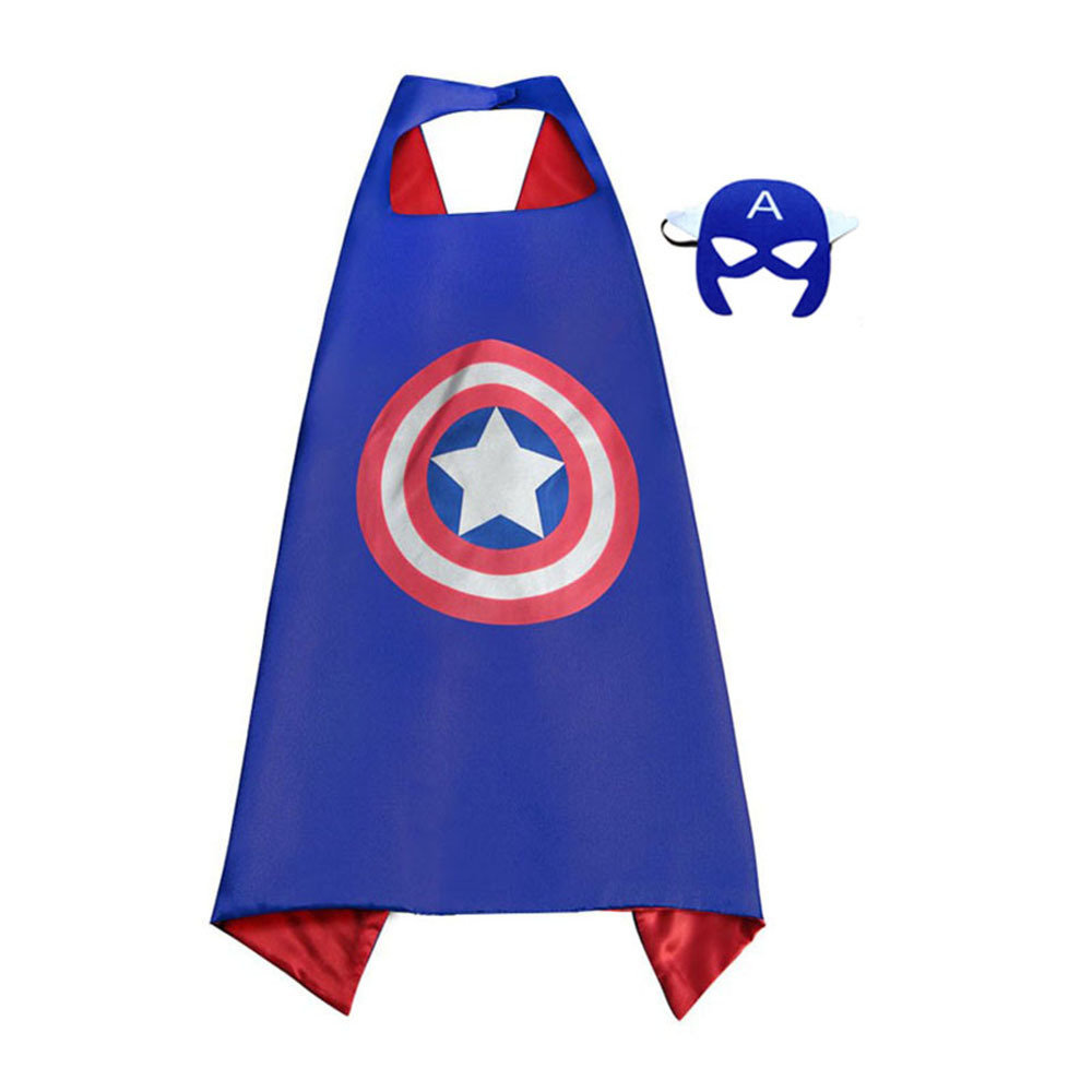 Captain America Dress Up Cape and Mask Set