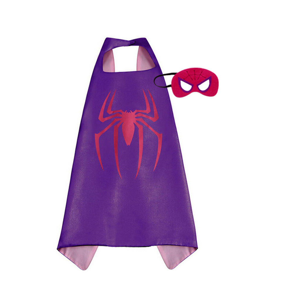 Spider Girl Dress Up Cape and Mask Set 00068