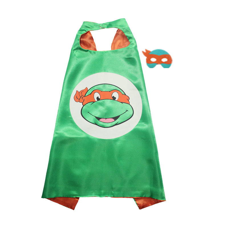Traindrops Teenage Mutant Ninja Turtle Michaelangelo Cape and Mask Set 00087