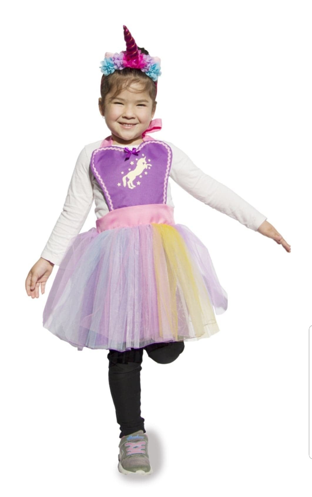 Unicorn Tutu Dress Apron - Purple