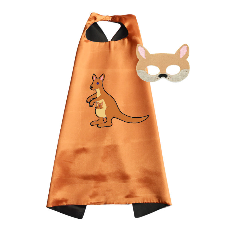 Kangaroo Cape and Mask Set 00088
