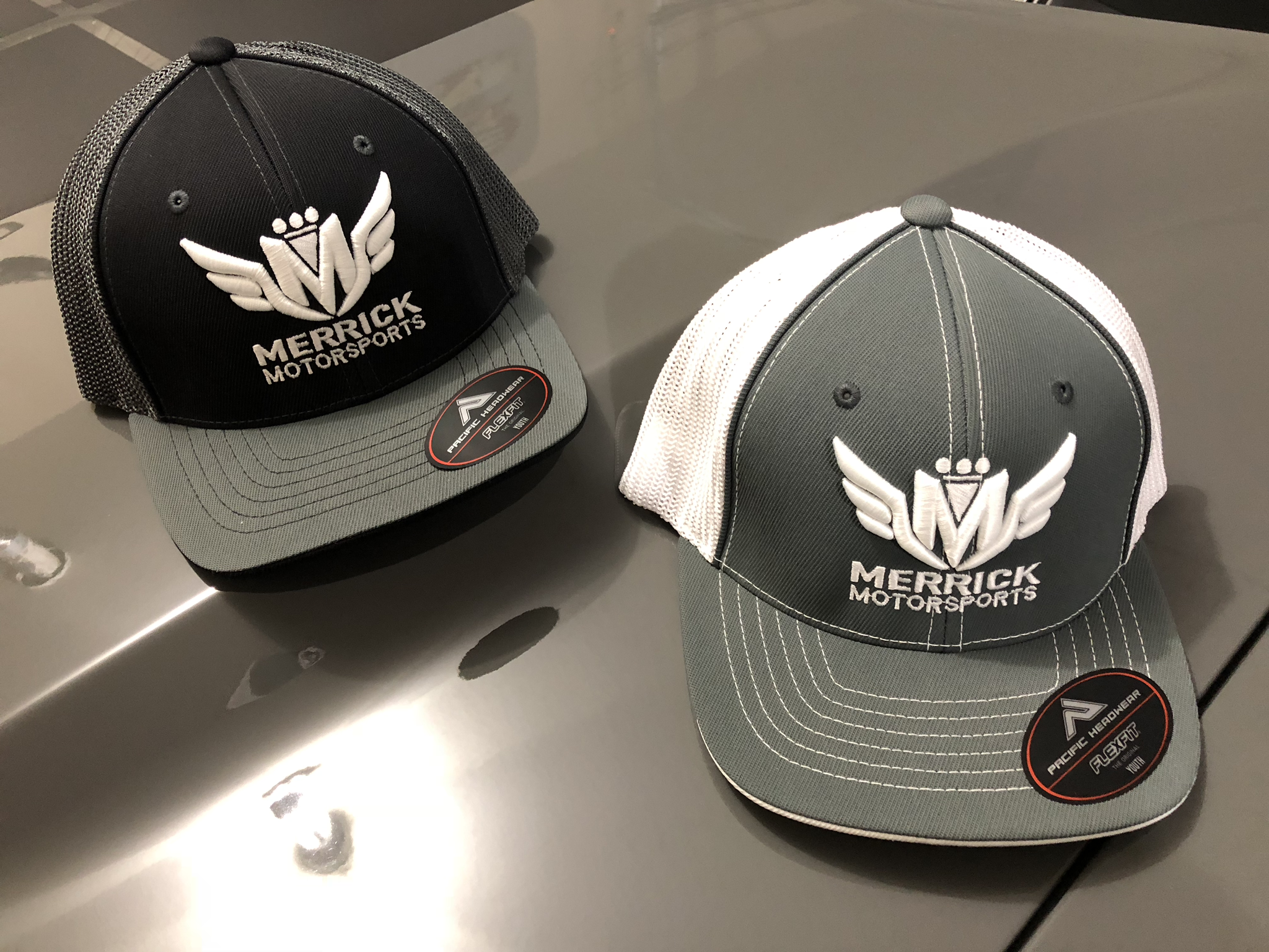 Merrick Motorsports Flexfit Youth Size 6 3//8-6 7//8 Mesh Hat
