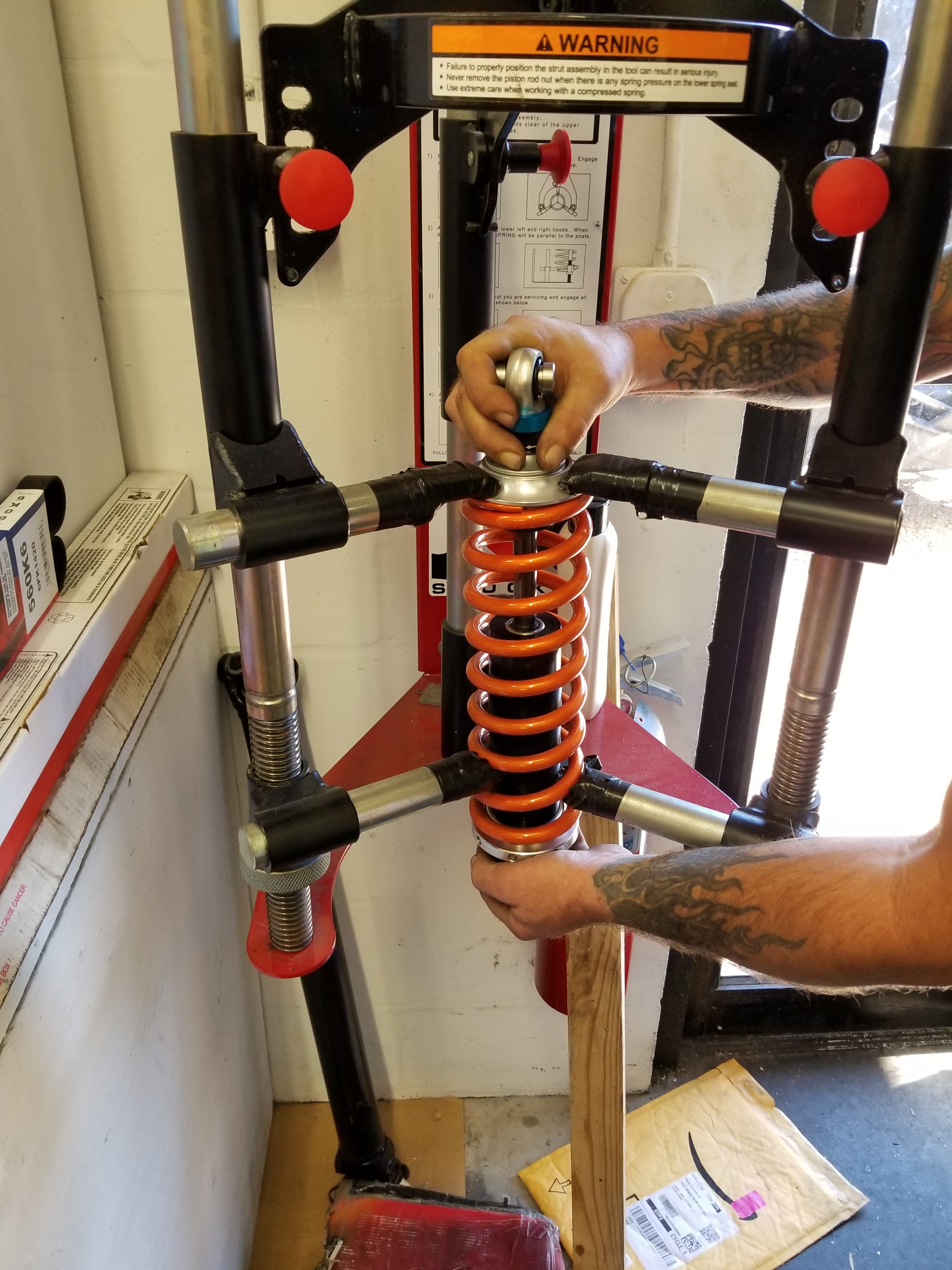 JRI Clicker front shocks