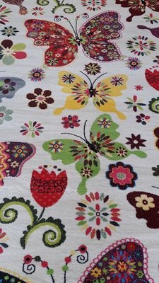 Kids butterfly rug 230 x 150cm