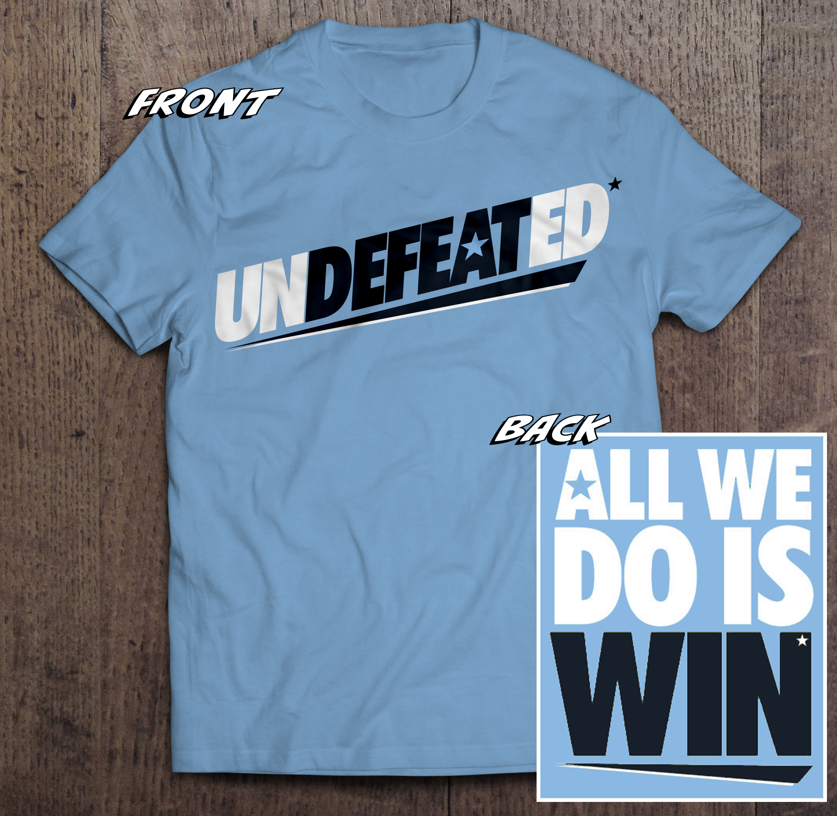 PRE-ORDER - NSW Undefeated* Tshirt TWIL-NSWU-2018