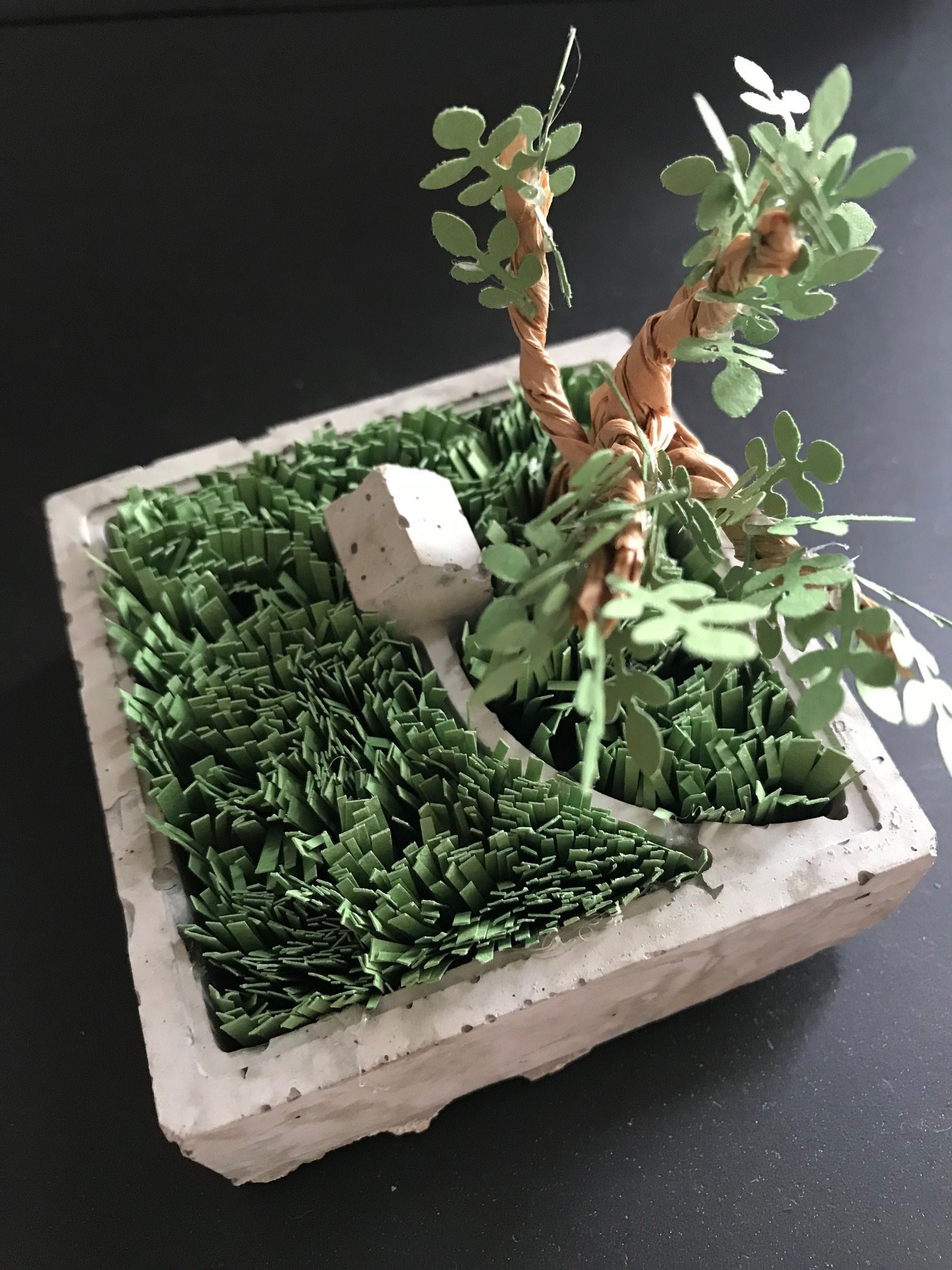 Atelier Jardin miniature en papier - Jeudi 10 janvier - de 20h à 22h.