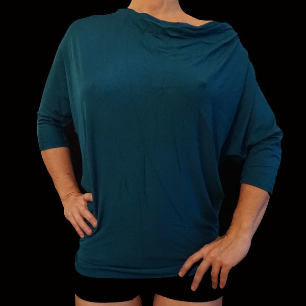Batwing 3/4 Arm Shirt - Petrol