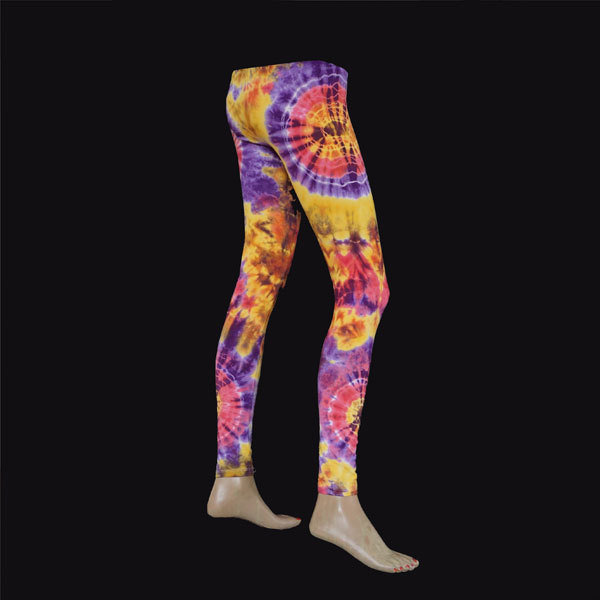 LEGGINGS - Gelb-Violett