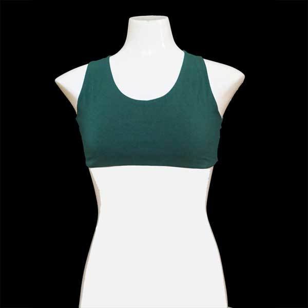 Yoga X-Top Bustier - Grün-Petrol
