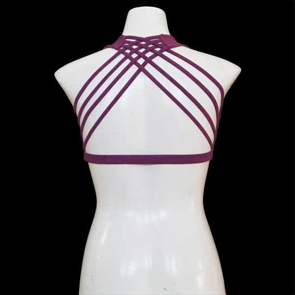 Yoga X-Top Bustier - Violett