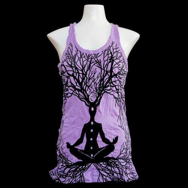 SURE Tank Shirt "Mit Yoga wächst du" - Lila T009