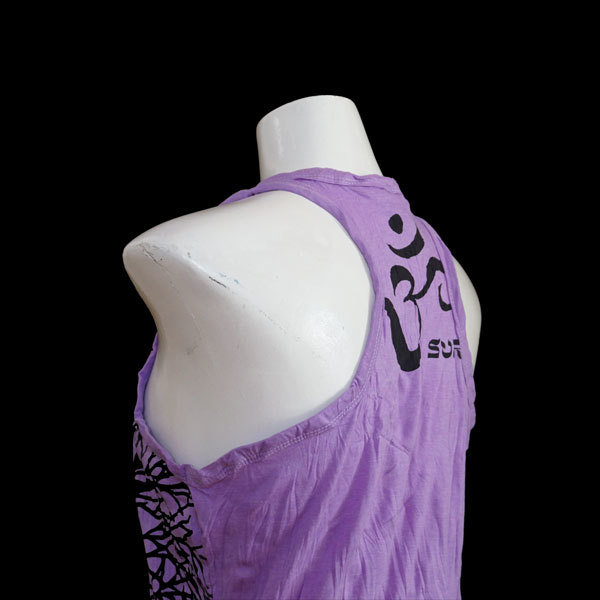 SURE Tank Shirt "Mit Yoga wächst du" - Lila