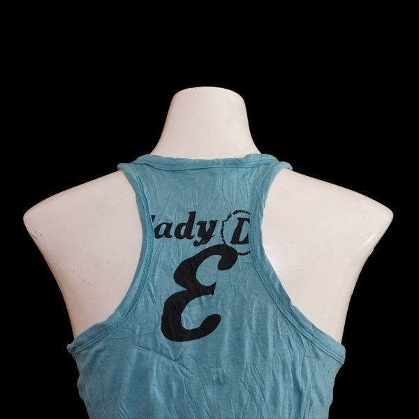 SURE Tank Shirt "Mit Yoga bist du ewig" - Hellblau