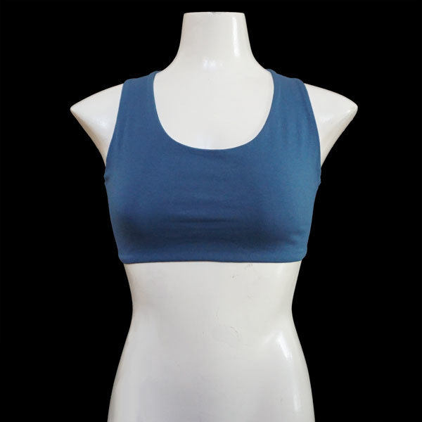 Yoga X-Top Bustier - Blau-Petrol