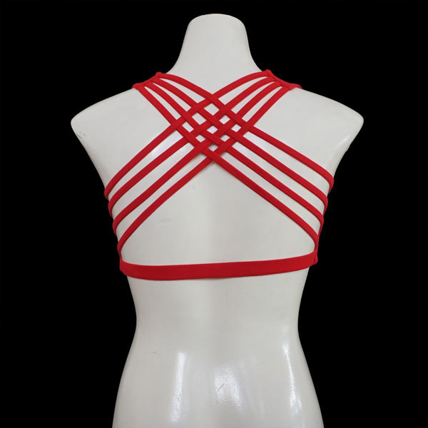 Yoga X-Top Bustier - Rot