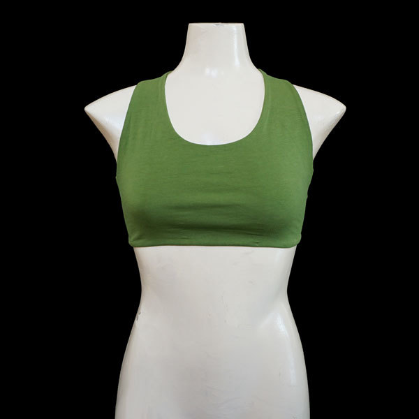 Yoga X-Top Bustier - Froschgrün