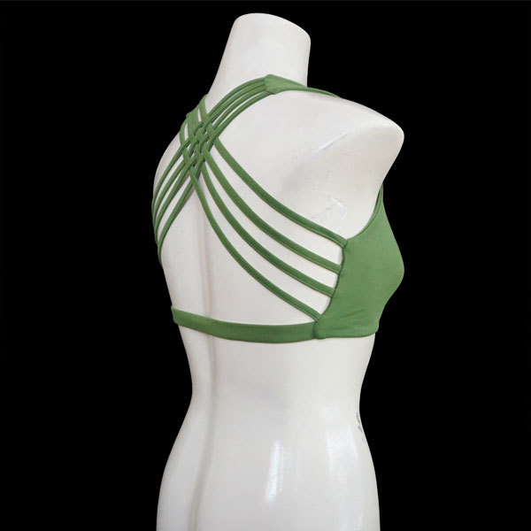 Yoga X-Top Bustier - Froschgrün B011
