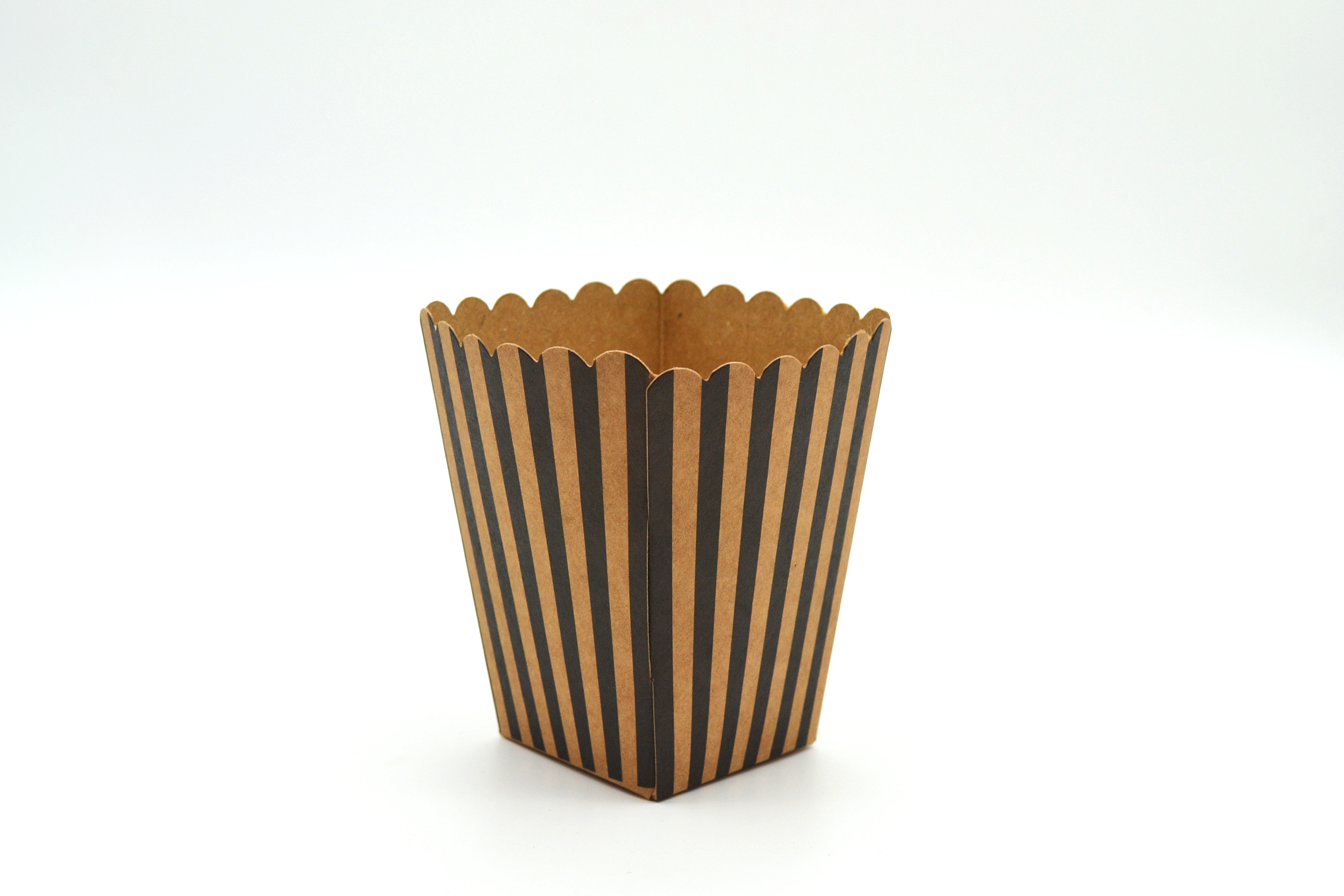 Box Popcorn Mini Eco B/Stripe 5 x 5 x 10 cm (each) POPME