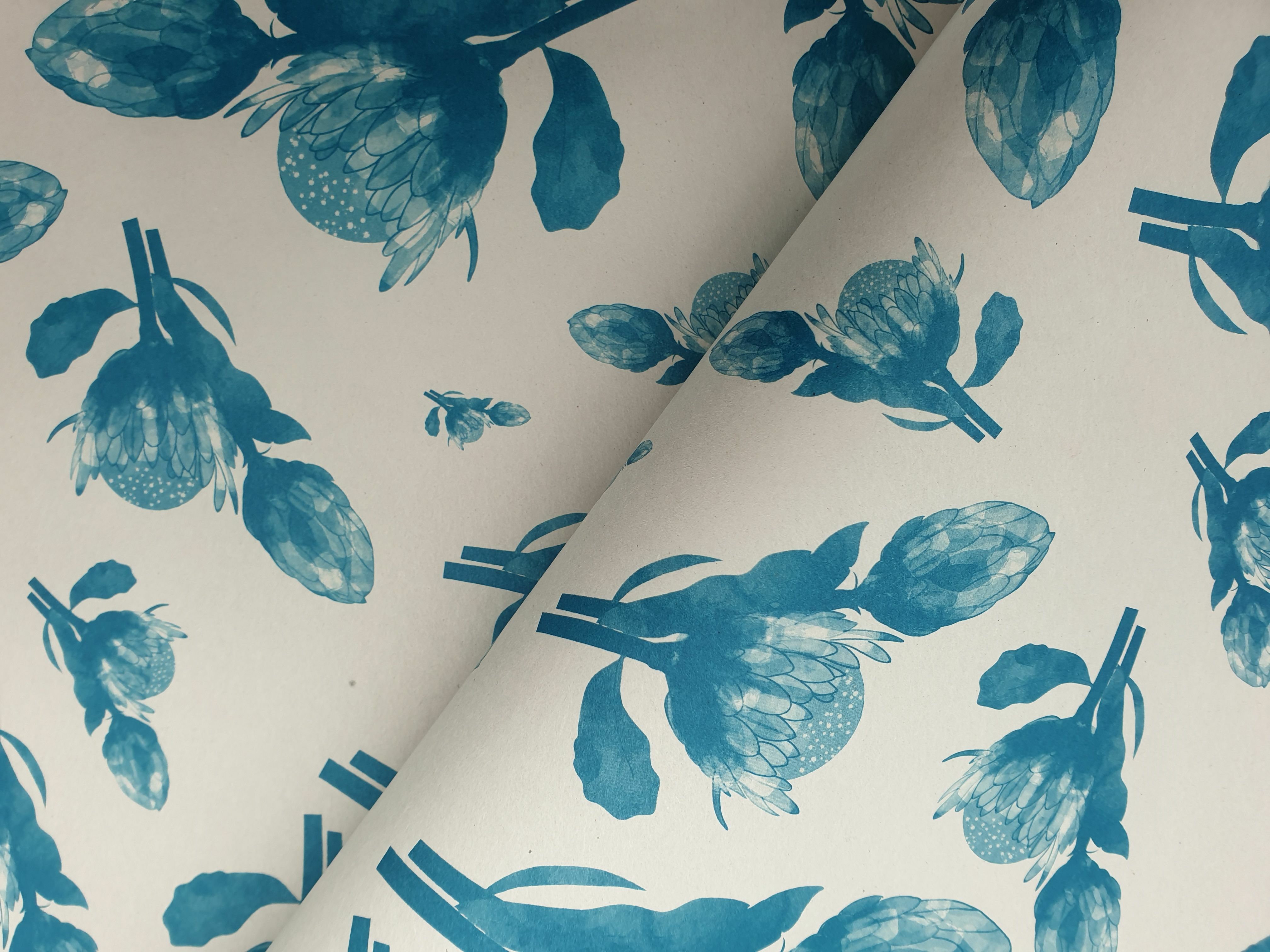 Bespoke Newsprint Reams 420 x 594 mm Protea Blue (10's) BP