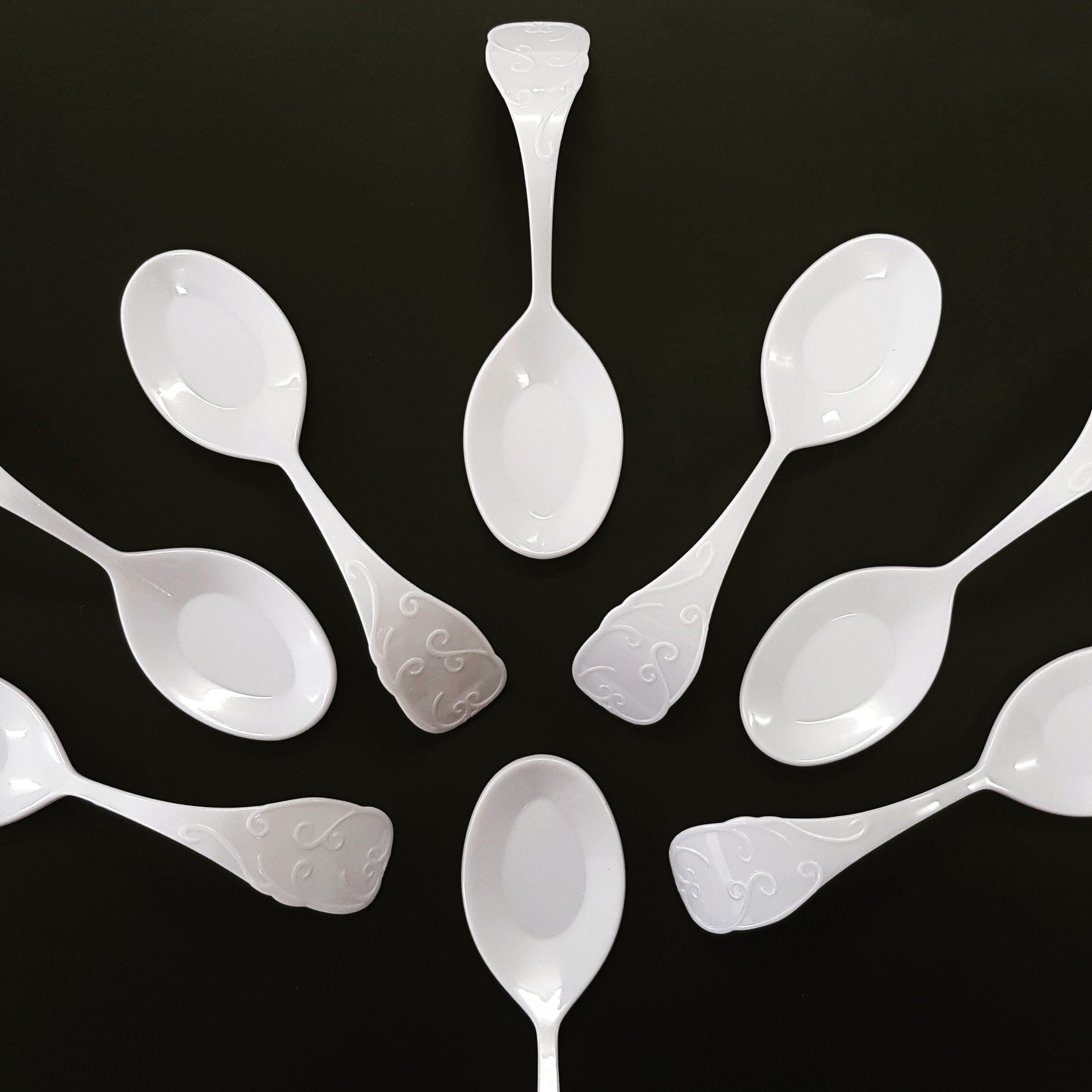 Spoon Baroque Pearly White (Qty 50) CS56006