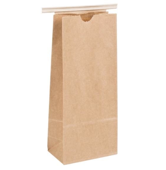 Paper Bag Brown Tin Tie Medium (Qty 50) D4001T