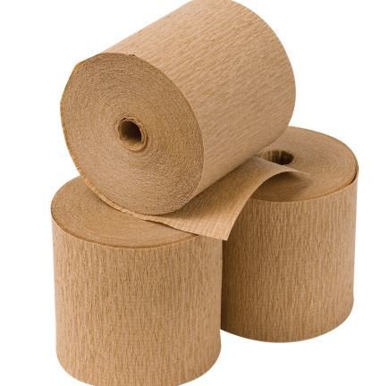 Eco Packing Crepe Paper on Roll Kraft (50m roll) CPRK