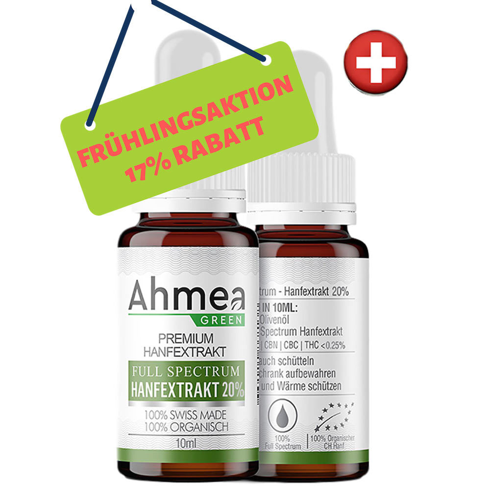 Vollspektrum Hanfextrakt 20% als Tropfen 00033
