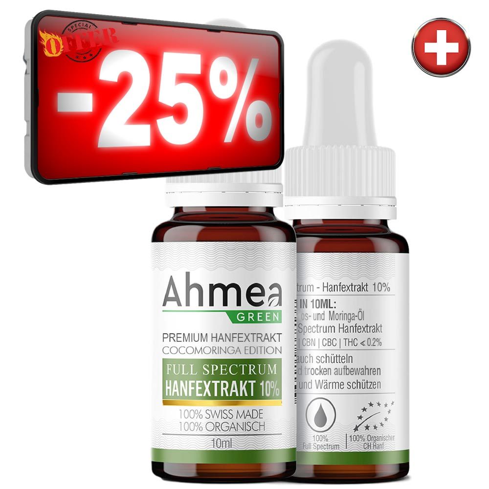 FRÜHLINGSAKTION: Vollspektrum 10% Hanfextrakt - COCOMORINGA Edition 0669014868176