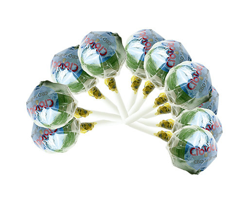 CBD Lollys - "Lutscher" mit Cannabidiol-Extrakt 10er Pack 00000321