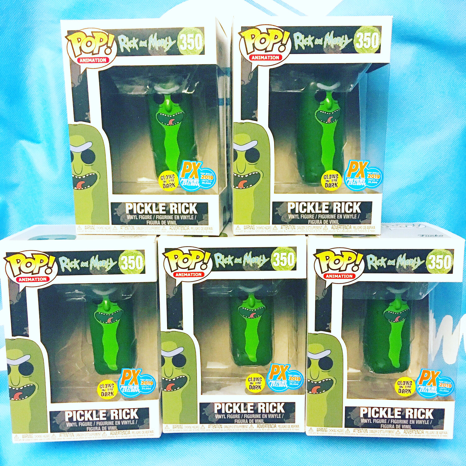 pickle rick pop glow in the dark
