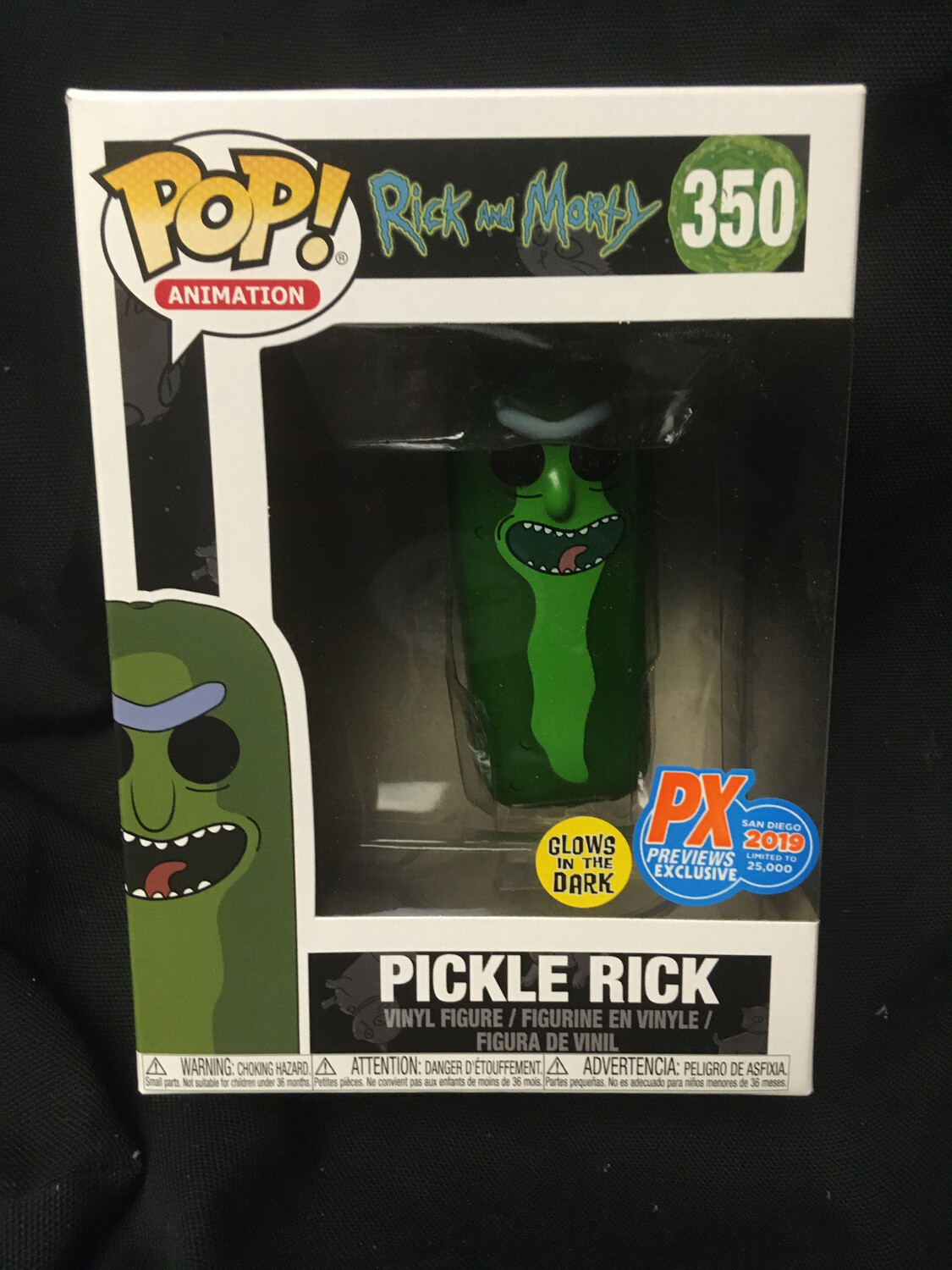 pickle rick funko pop glow in the dark