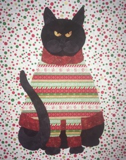 Christmas Cat - Applique 54917