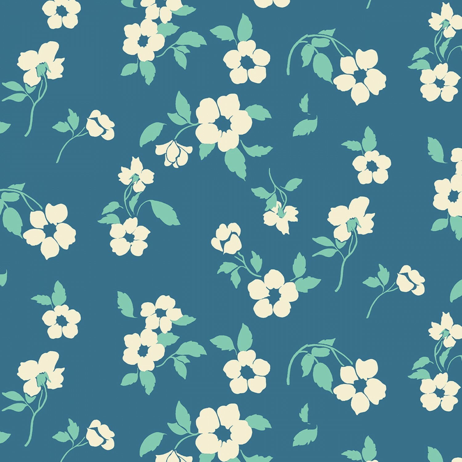 Blue Floral - Tiara by Paintbrush Studio 54951