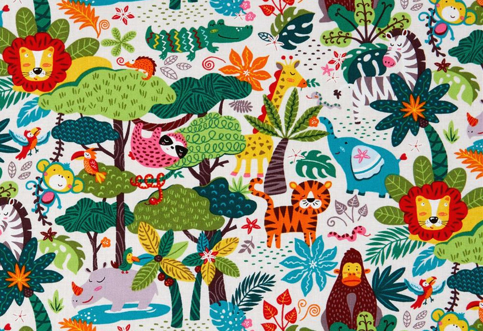 Allover Print - Into the Wild by Oasis Fabrics ABULJB32