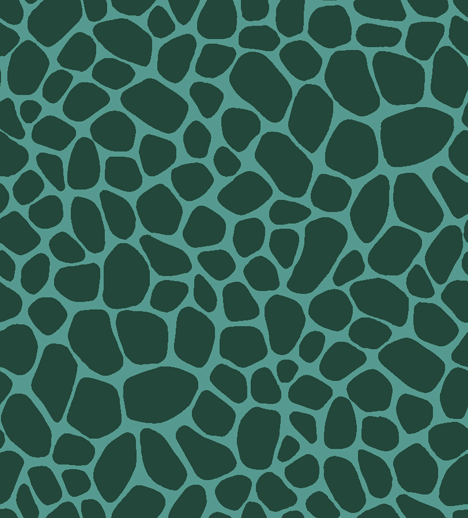 Teal Animal Print - Into the Wild by Oasis Fabrics RCKA4HLX