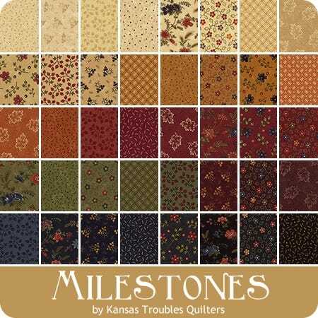 Milestones Charm Pack - Kansas Trouble Quilters 752106412774