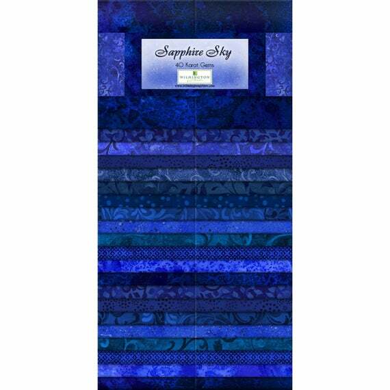 Sapphire Sky Jelly Roll - Wilmington Fabrics YBXHWZ6J