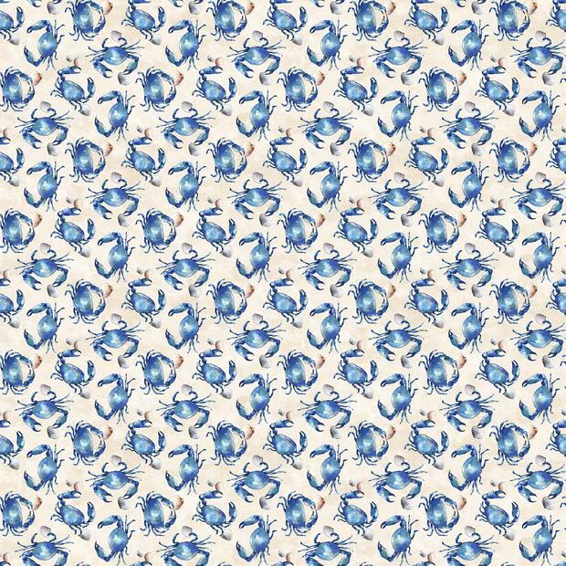 Blue Crabs - Northcott Fabrics RB3ERXUK