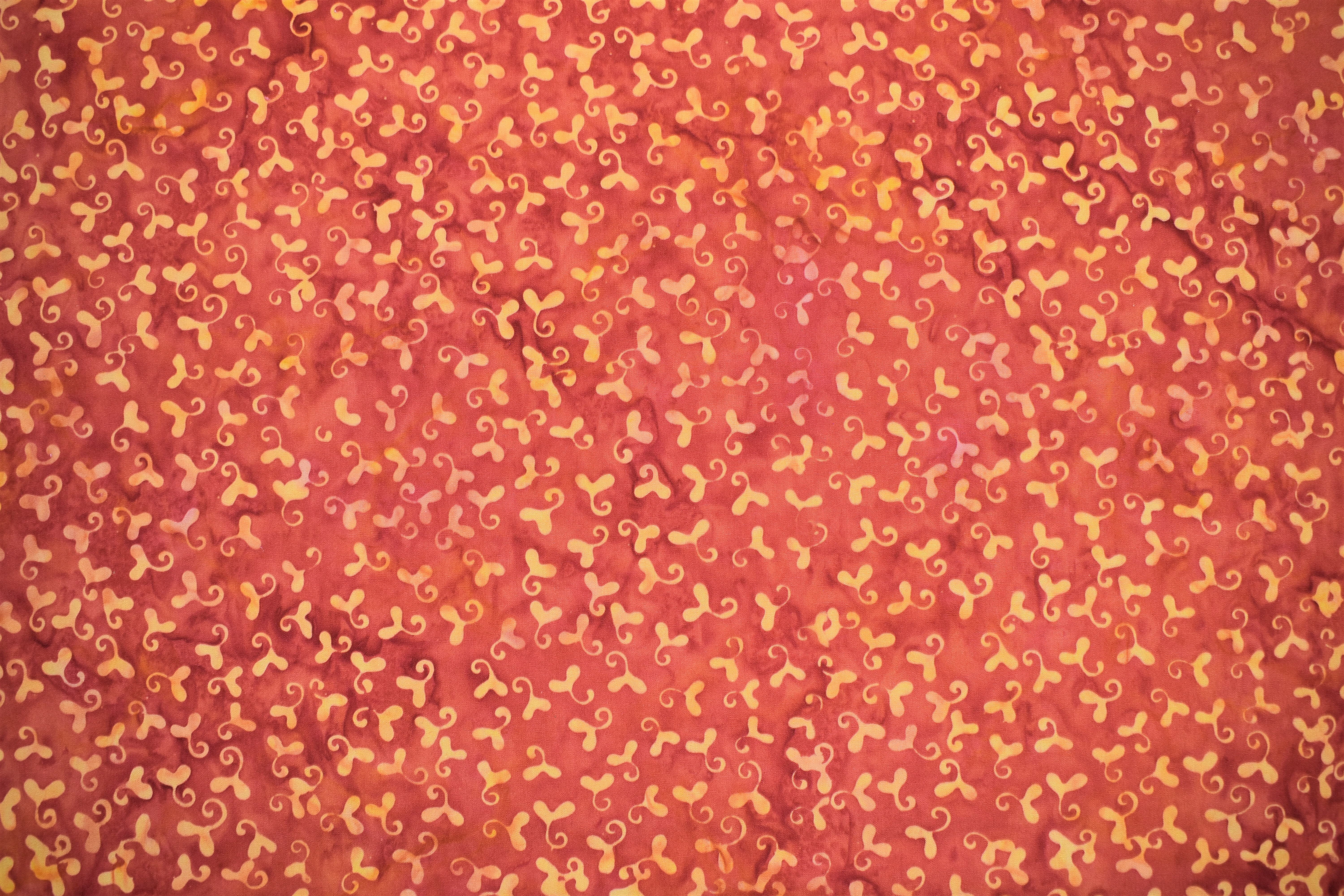 Red with Orange Shapes 6T7SBDBE