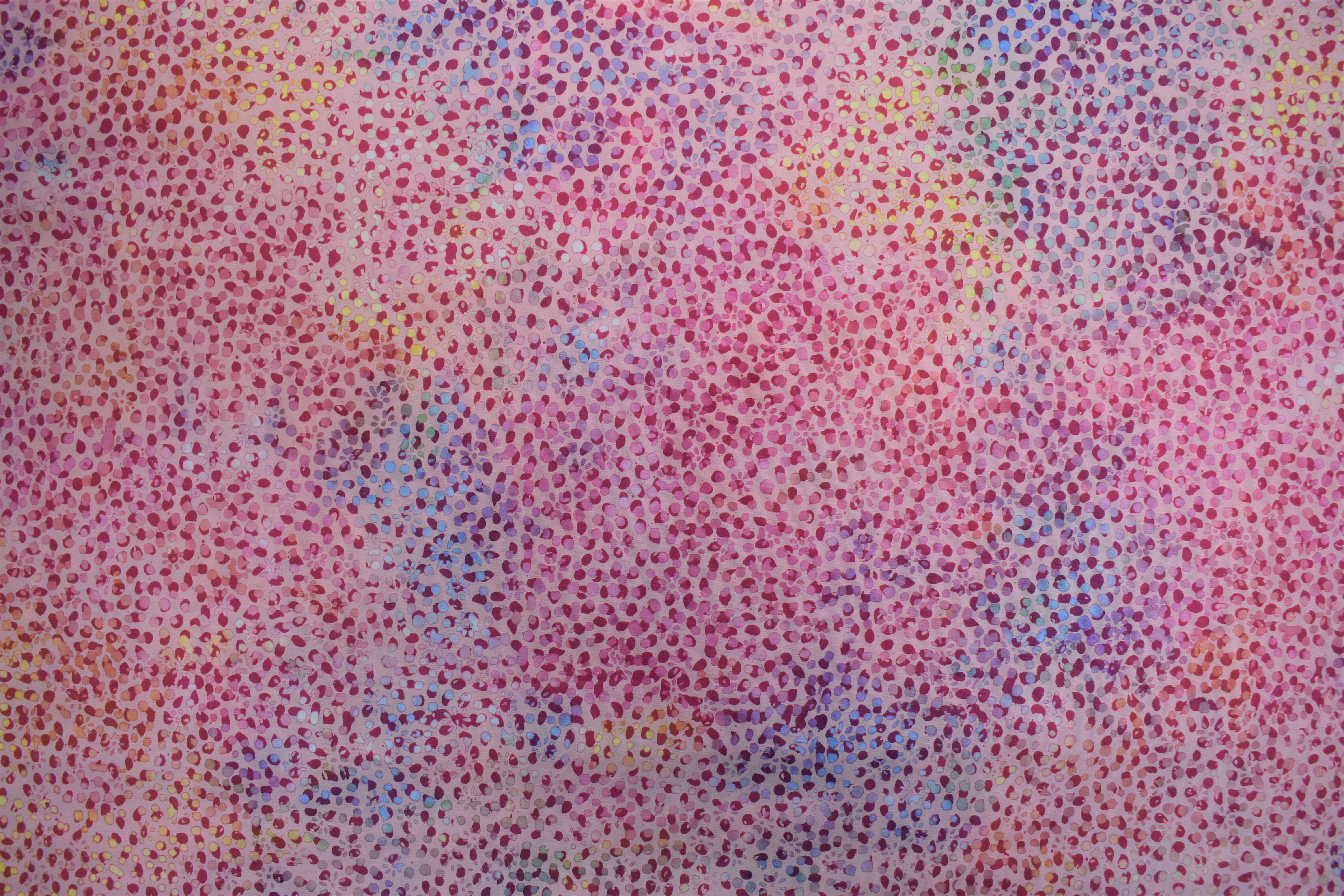 Pink & Colorful Dots - 1/2m cut PKP3SXYM
