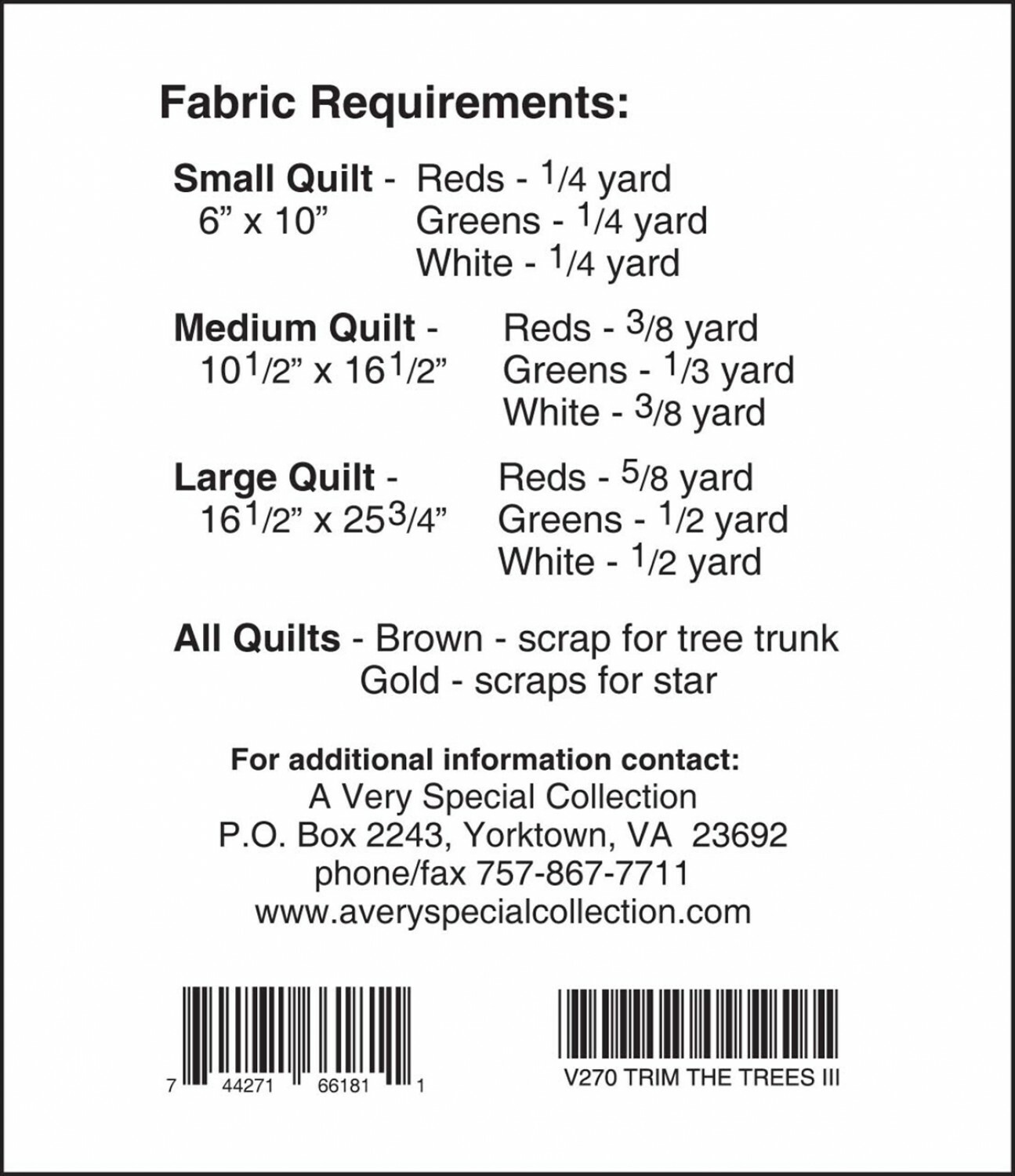Trim the Tree 3 Pattern