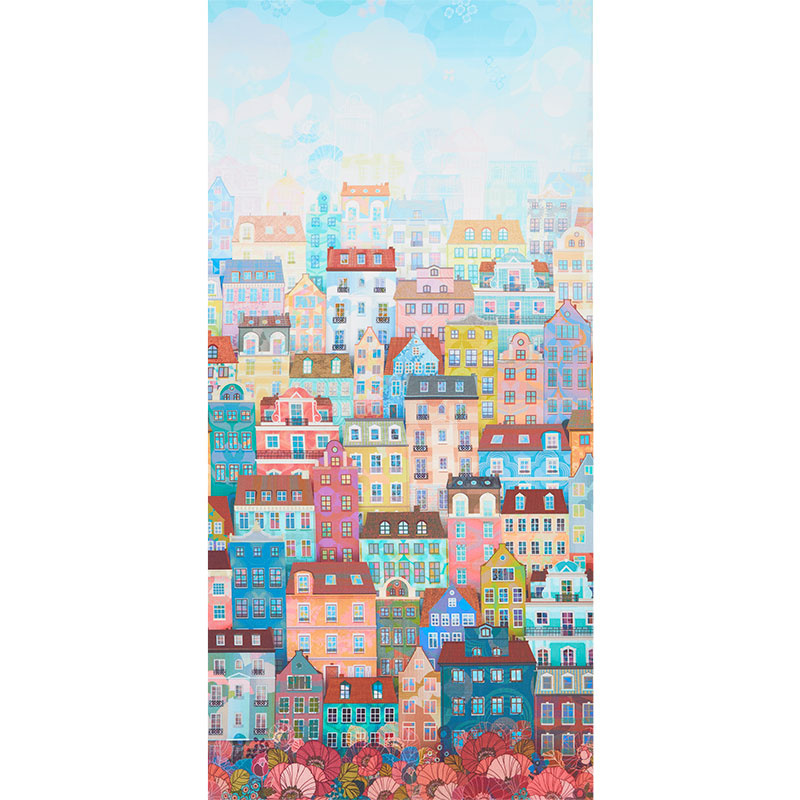 Happy Place - Day Buildings - 1/2m cut