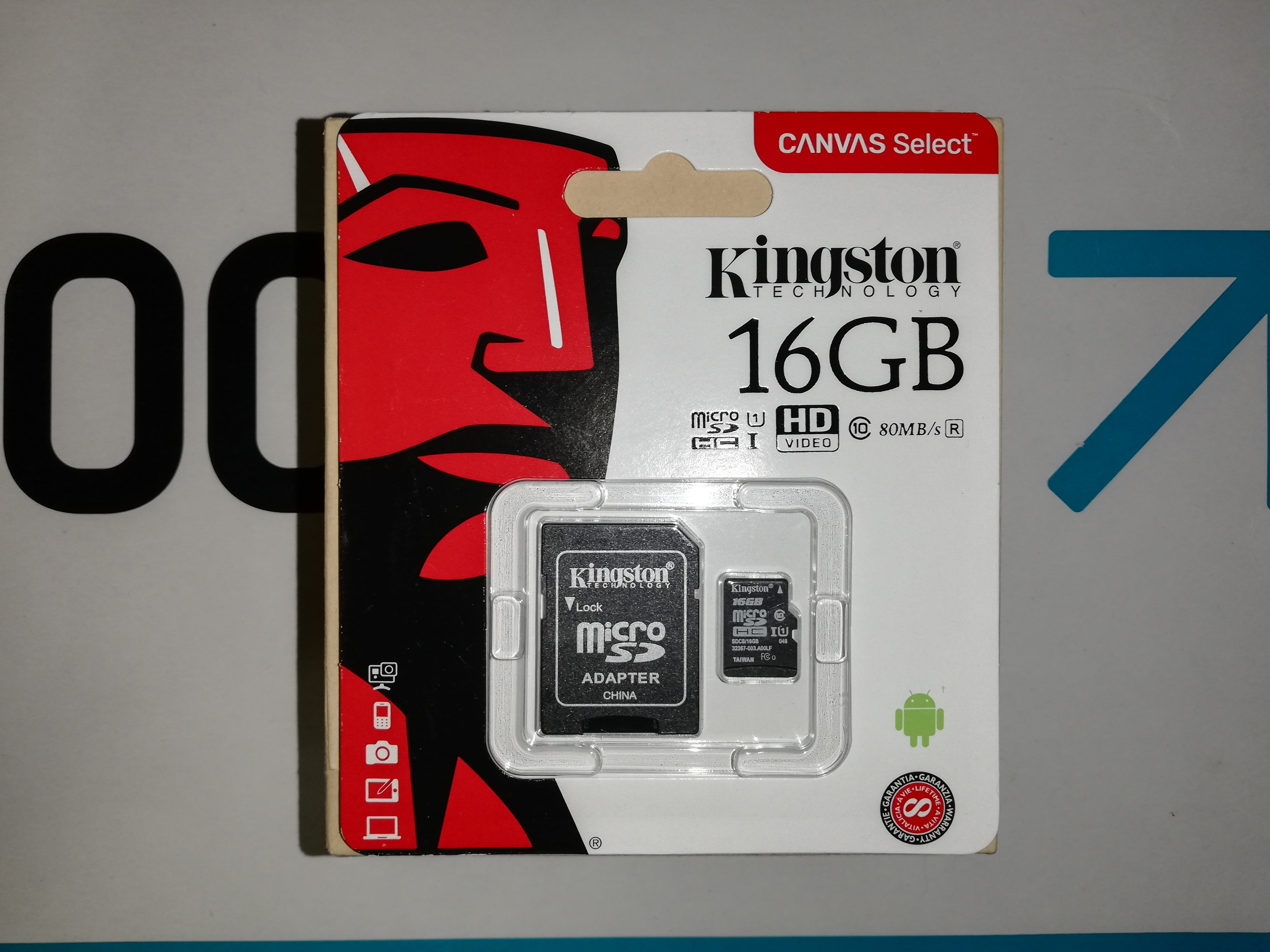 Memoria KingSton 16GB - Disponible 17