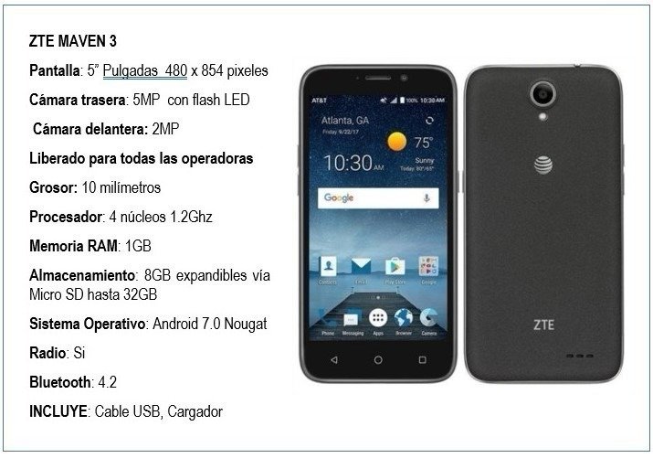 ZTE Maven 3 - Smartphone ZTEMAVEN3