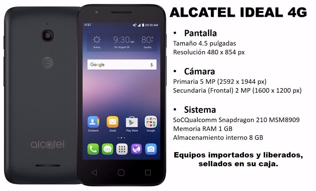 Alcatel Ideal - Smartphone ALCATELIDEAL