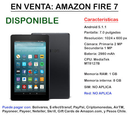 Amazon Fire 7 - Tablet FIRE7